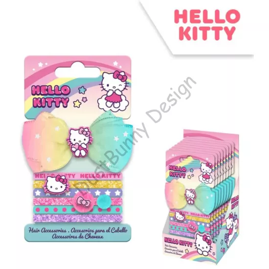 Hello Kitty hajcsat, hajgumi szett